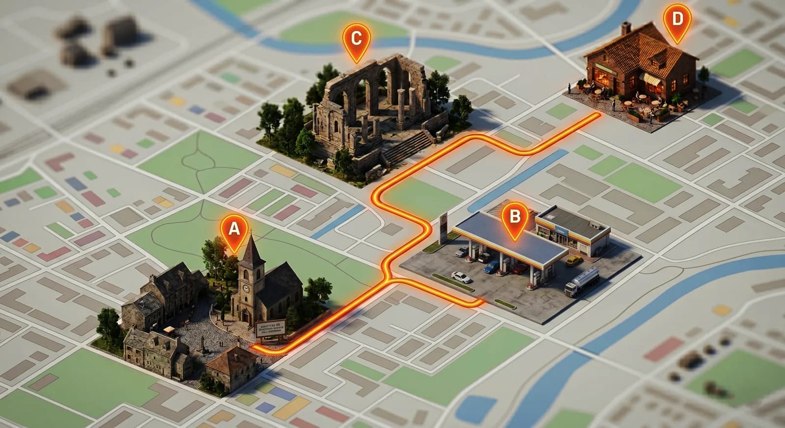 Trodbox route map